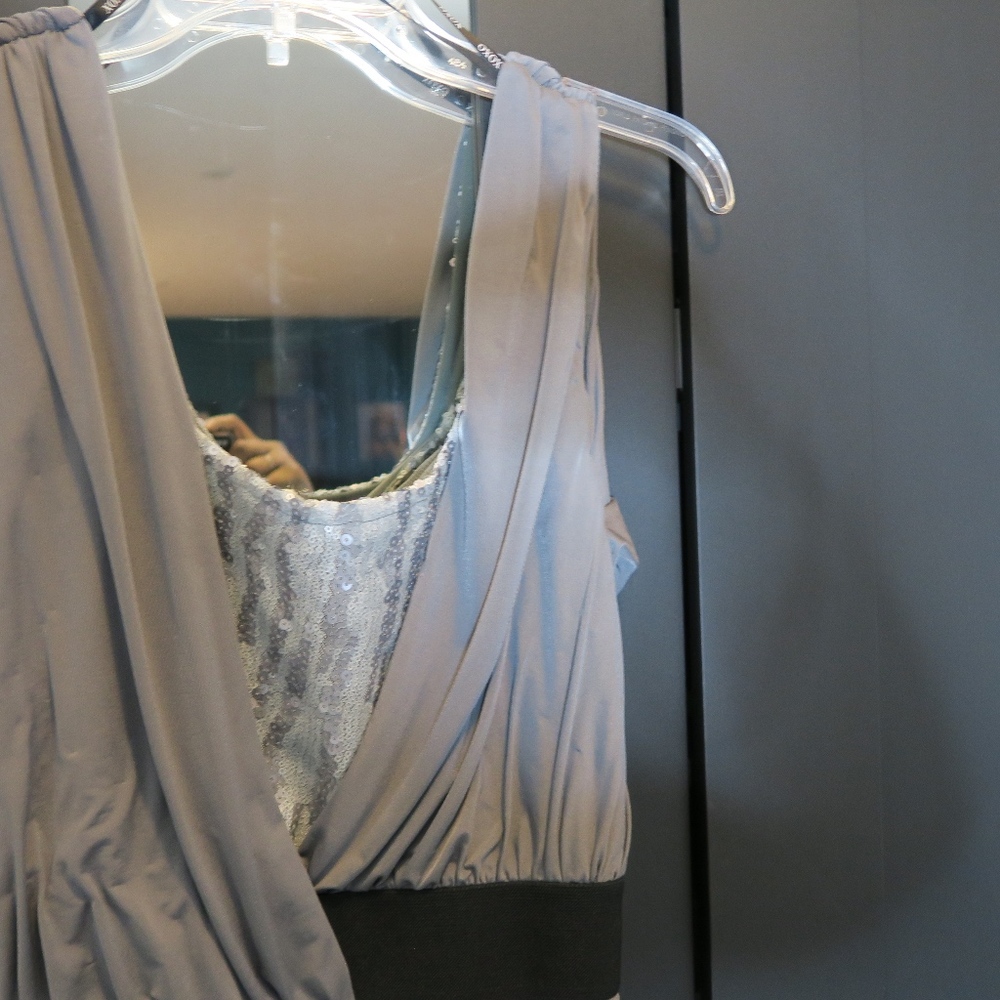 Silver Party Dress - Picture 2 of 8